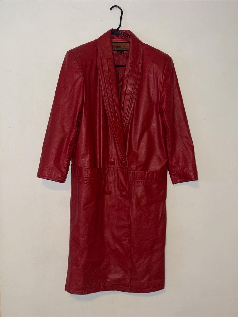 Vintage cayenne leather jacket